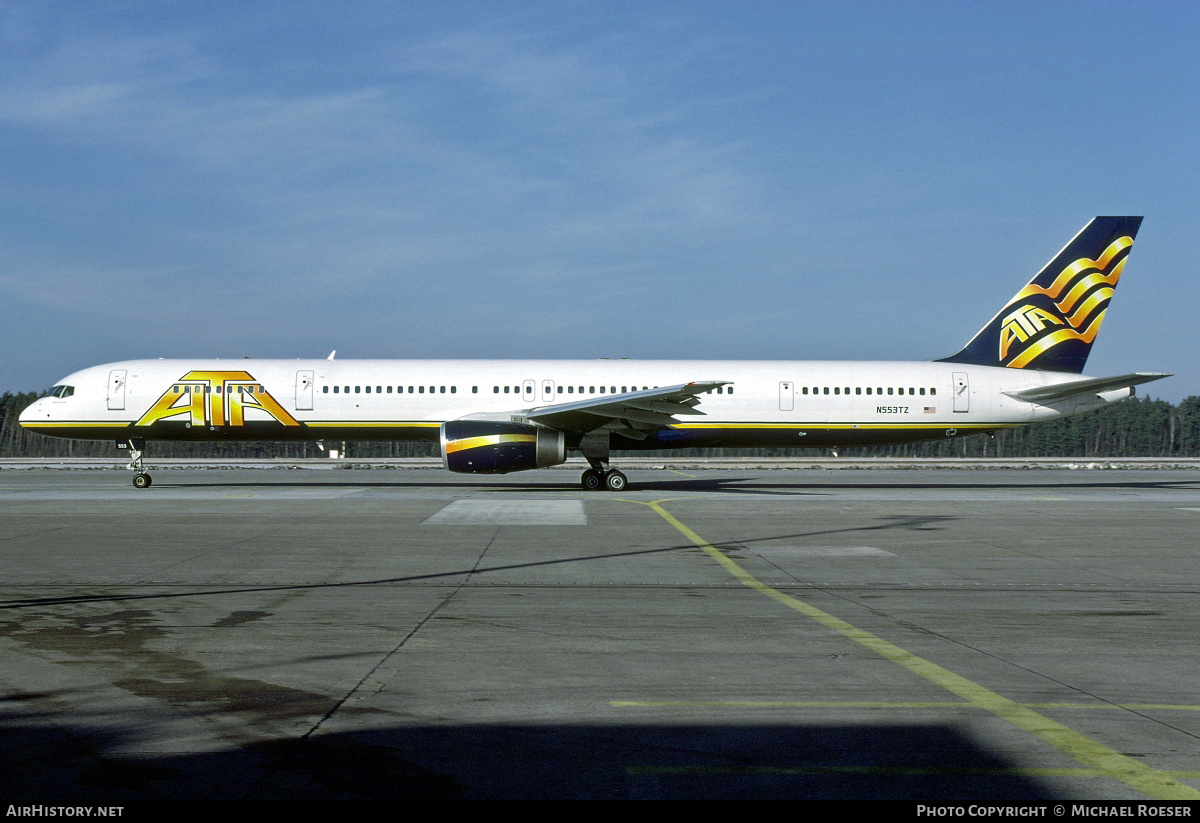 Aircraft Photo of N553TZ | Boeing 757-33N | ATA Airlines - American Trans Air | AirHistory.net #352434