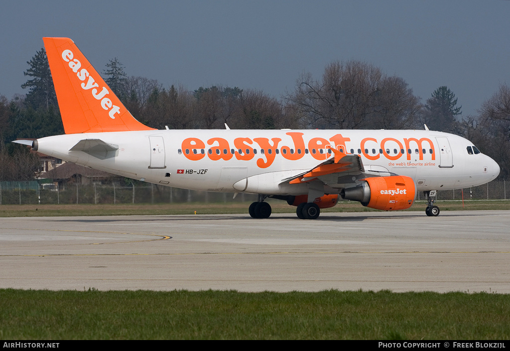 Aircraft Photo of HB-JZF | Airbus A319-111 | EasyJet | AirHistory.net #352446