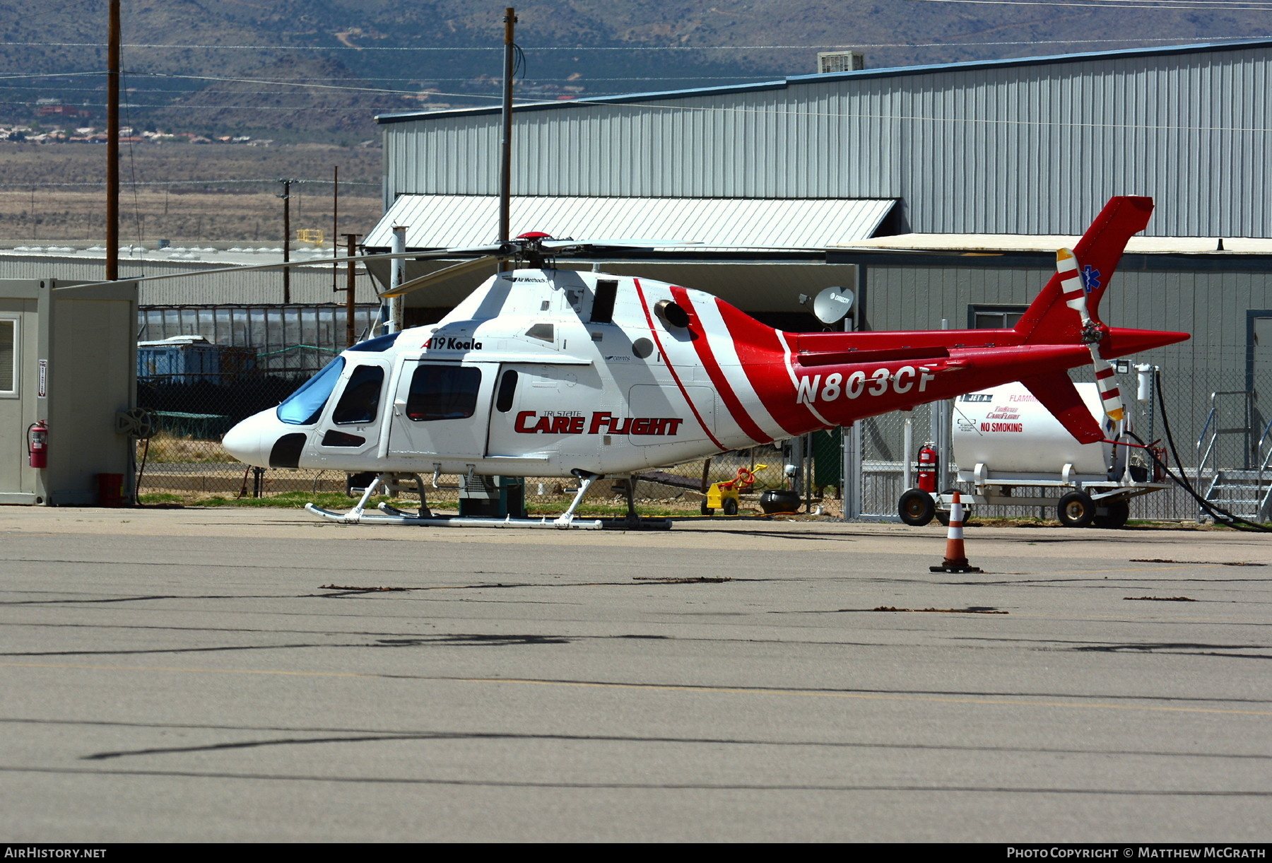 Aircraft Photo of N803CF | Agusta A-119 Koala | TriState CareFlight | AirHistory.net #352447