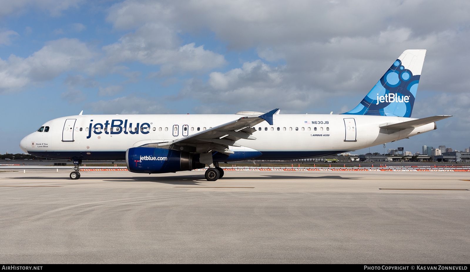 Aircraft Photo of N630JB | Airbus A320-232 | JetBlue Airways | AirHistory.net #352463