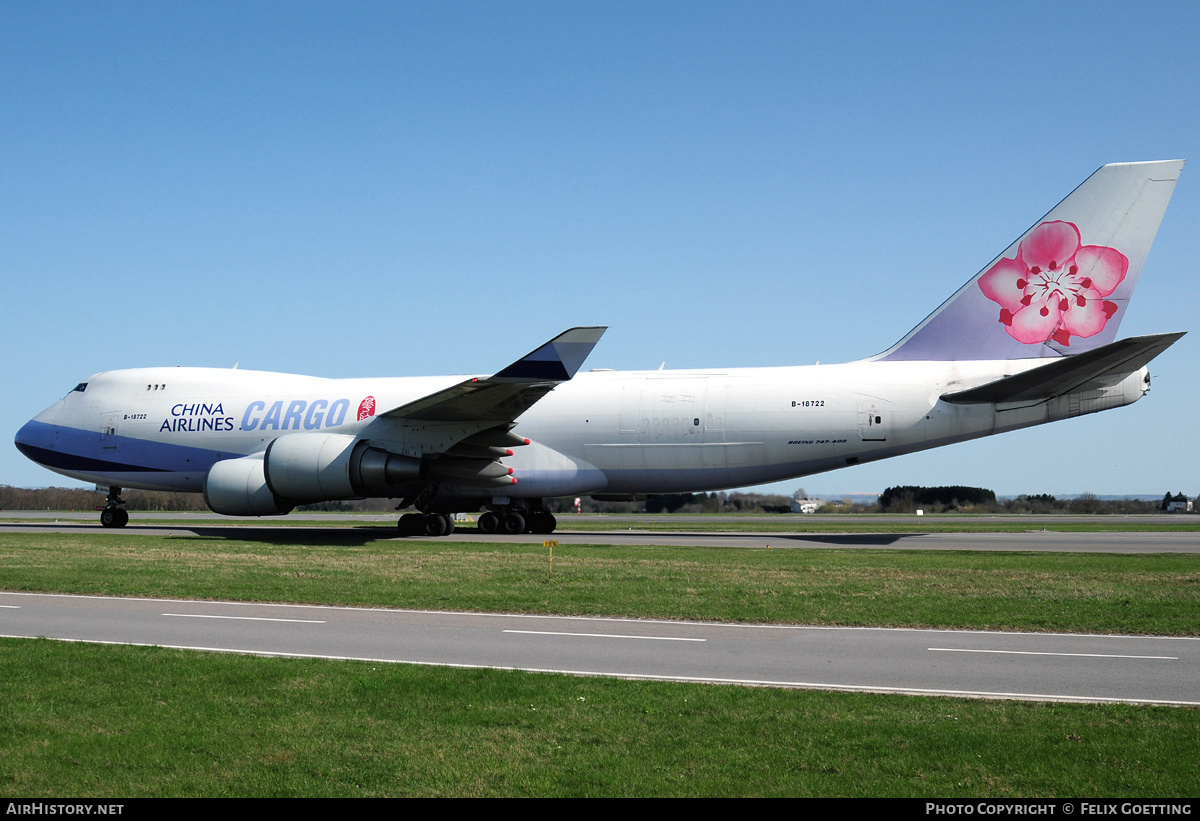 Aircraft Photo of B-18722 | Boeing 747-409F/SCD | China Airlines Cargo | AirHistory.net #352464