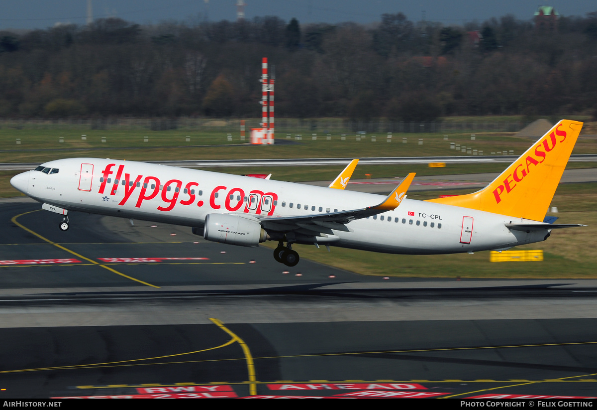 Aircraft Photo of TC-CPL | Boeing 737-82R | Pegasus Airlines | AirHistory.net #352487