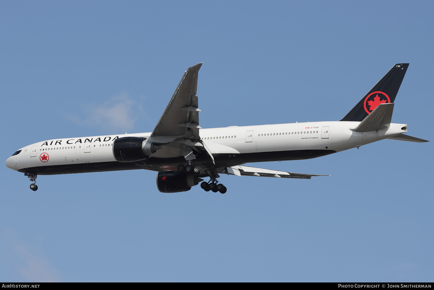 Aircraft Photo of C-FIUV | Boeing 777-333/ER | Air Canada | AirHistory.net #352508