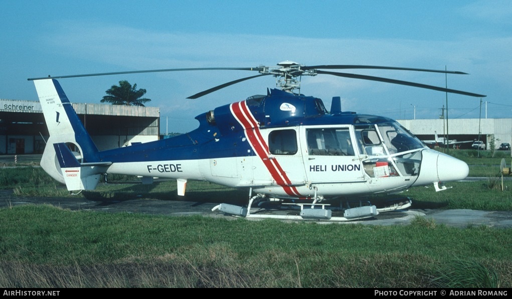 Aircraft Photo of F-GEDE | Aerospatiale SA-365C-3 Dauphin 2 | Héli-Union | AirHistory.net #352513