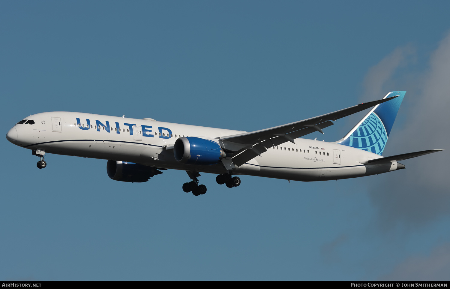 Aircraft Photo of N29978 | Boeing 787-9 Dreamliner | United Airlines | AirHistory.net #352516