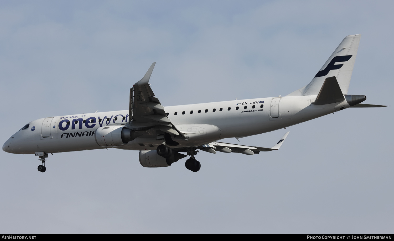 Aircraft Photo of OH-LKN | Embraer 190LR (ERJ-190-100LR) | Finnair | AirHistory.net #352538