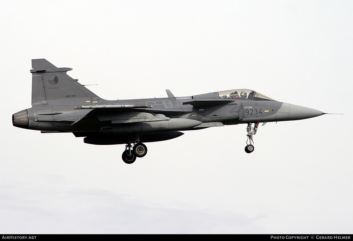 Aircraft Photo of 9234 | Saab JAS 39C Gripen | Czechia - Air Force | AirHistory.net #352582