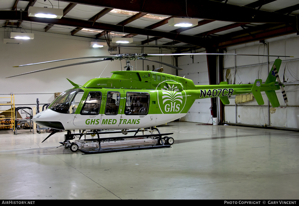 Aircraft Photo of N407CR | Bell 407 | GHS Med Trans - Greenville Health System | AirHistory.net #352601