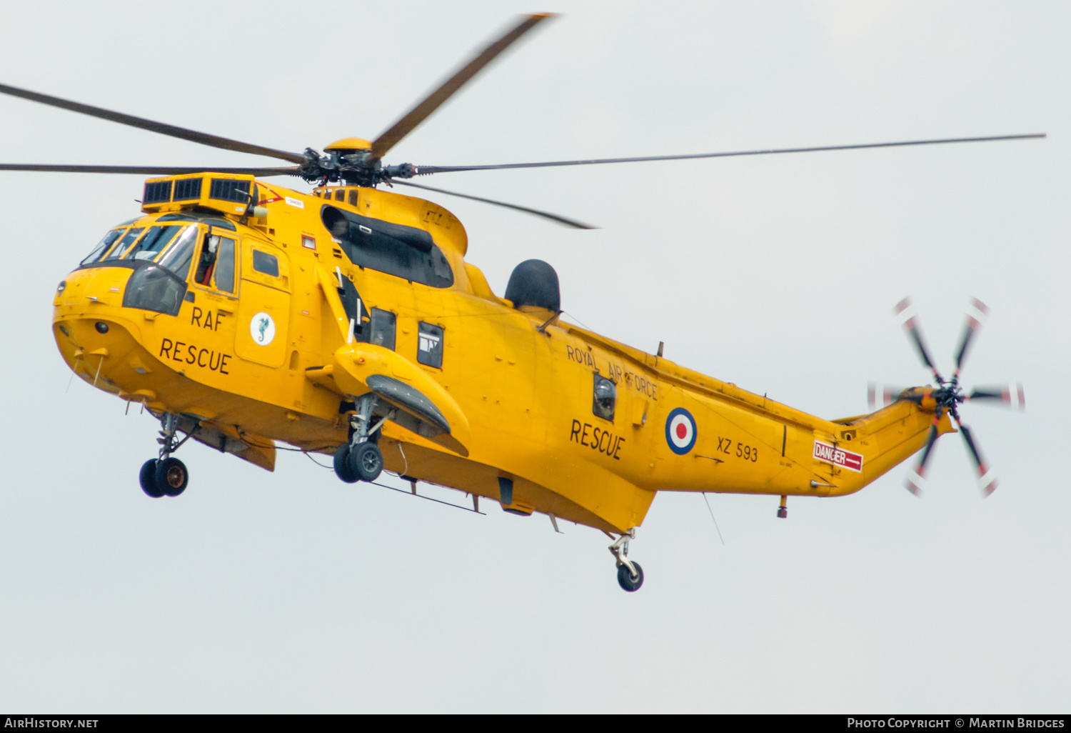 Aircraft Photo of XZ593 | Westland WS-61 Sea King HAR3 | UK - Air Force | AirHistory.net #352606