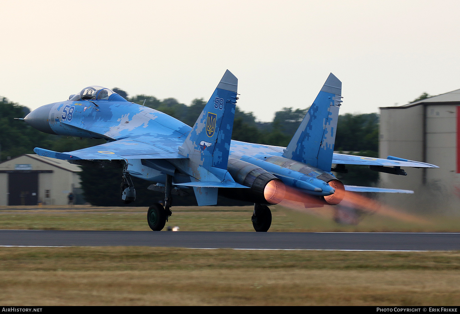 Aircraft Photo of 58 blue | Sukhoi Su-27P1M | Ukraine - Air Force | AirHistory.net #352614