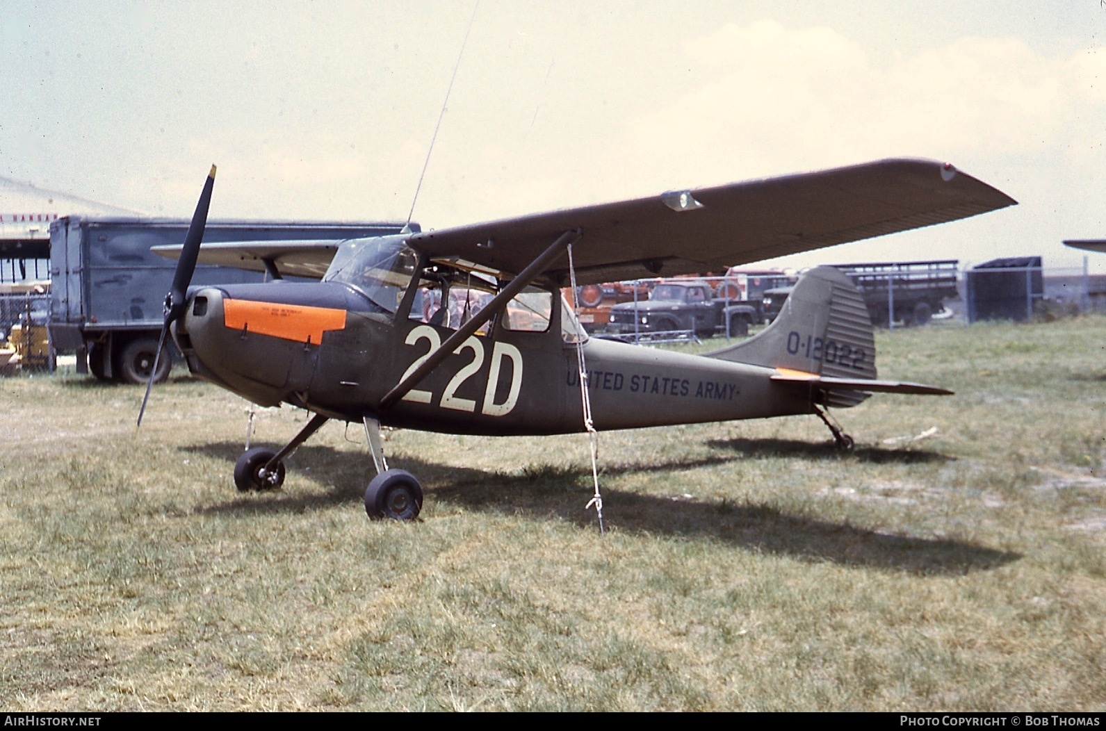 Aircraft Photo of 51-12022 / 0-12022 | Cessna O-1A Bird Dog (305A/L-19A) | USA - Army | AirHistory.net #352652