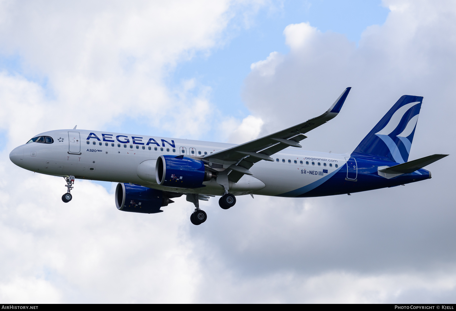 Aircraft Photo of SX-NED | Airbus A320-271N | Aegean Airlines | AirHistory.net #352665