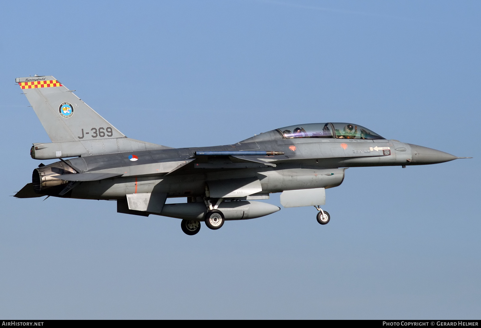 Aircraft Photo of J-369 | General Dynamics F-16B Fighting Falcon | Netherlands - Air Force | AirHistory.net #352671