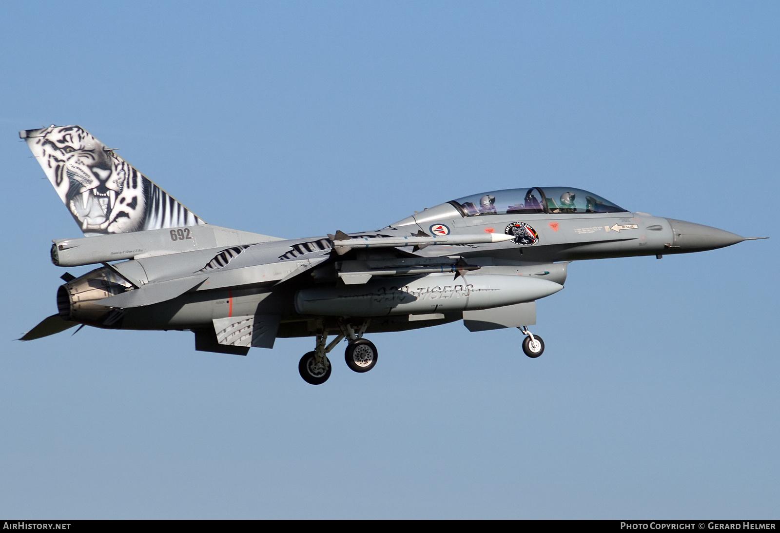 Aircraft Photo of 692 | General Dynamics F-16BM Fighting Falcon | Norway - Air Force | AirHistory.net #352674