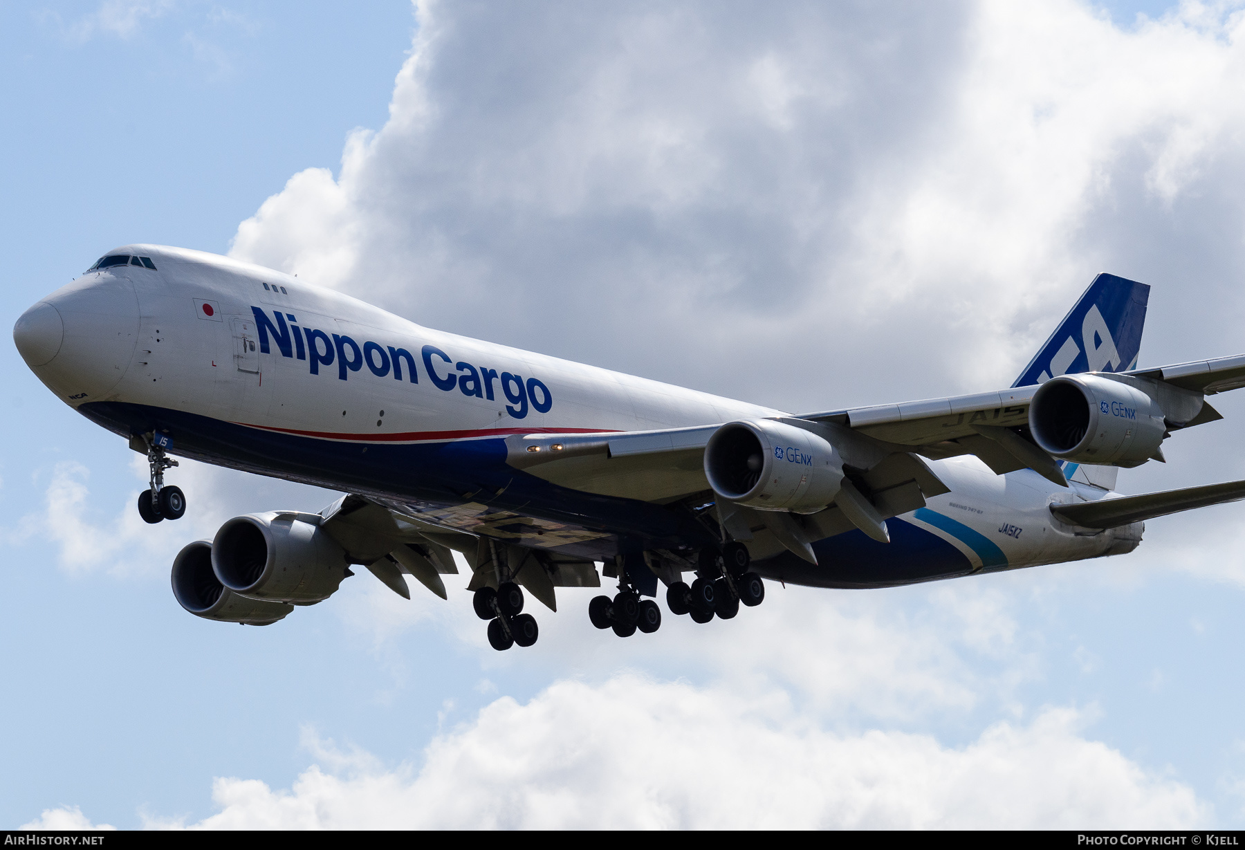 Aircraft Photo of JA15KZ | Boeing 747-8KZF/SCD | Nippon Cargo Airlines - NCA | AirHistory.net #352677