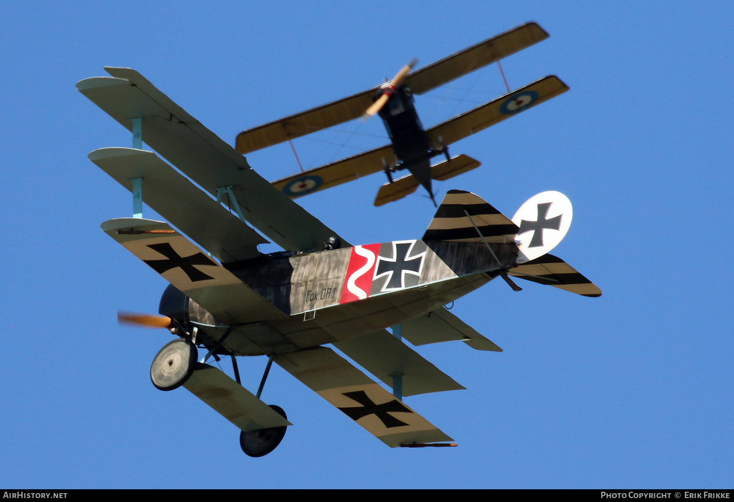 Aircraft Photo of G-CFHY / 556/17 | Fokker Dr.1 (replica) | Germany - Air Force | AirHistory.net #352690
