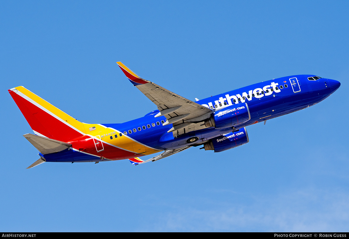 Aircraft Photo of N744SW | Boeing 737-7H4 | Southwest Airlines | AirHistory.net #352693