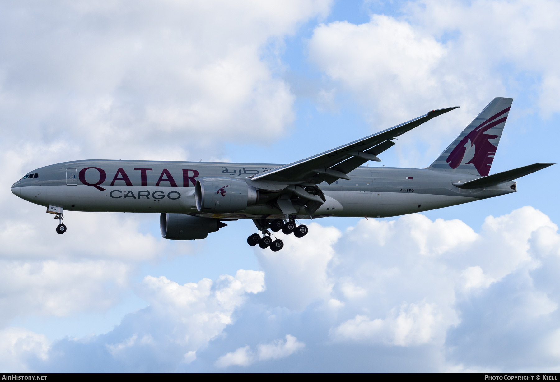 Aircraft Photo of A7-BFQ | Boeing 777-F | Qatar Airways Cargo | AirHistory.net #352700