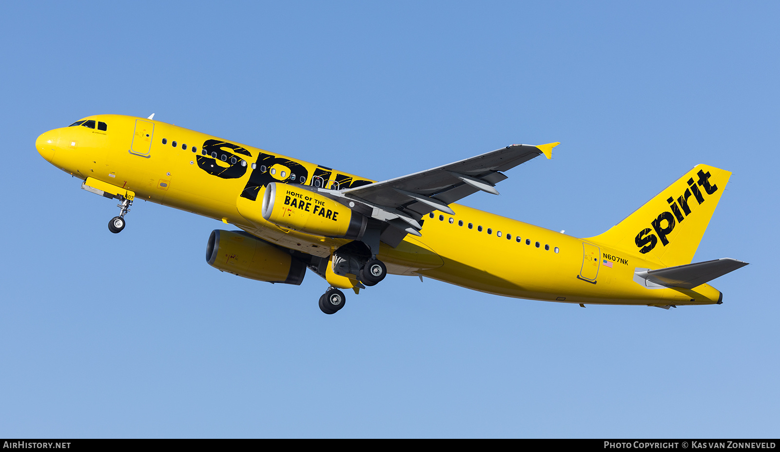 Aircraft Photo of N607NK | Airbus A320-232 | Spirit Airlines | AirHistory.net #352752