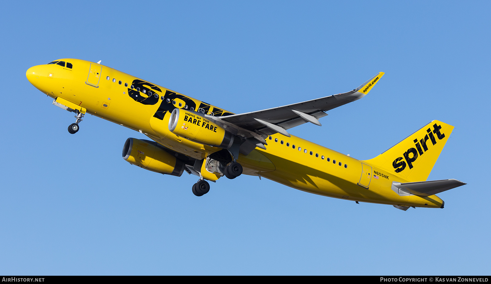 Aircraft Photo of N655NK | Airbus A320-232 | Spirit Airlines | AirHistory.net #352755