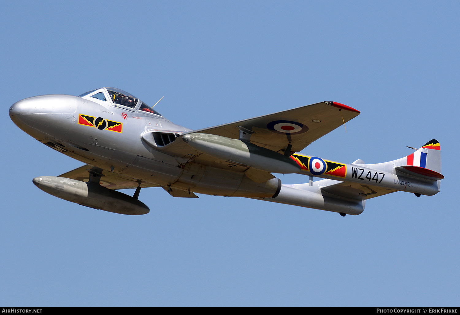 Aircraft Photo of LN-DHZ / WZ447 | De Havilland D.H. 115 Vampire T55 | UK - Air Force | AirHistory.net #352784