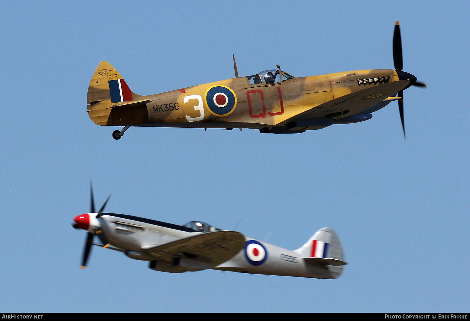 Aircraft Photo of MK356 | Supermarine 361 Spitfire F9E | UK - Air Force | AirHistory.net #352785