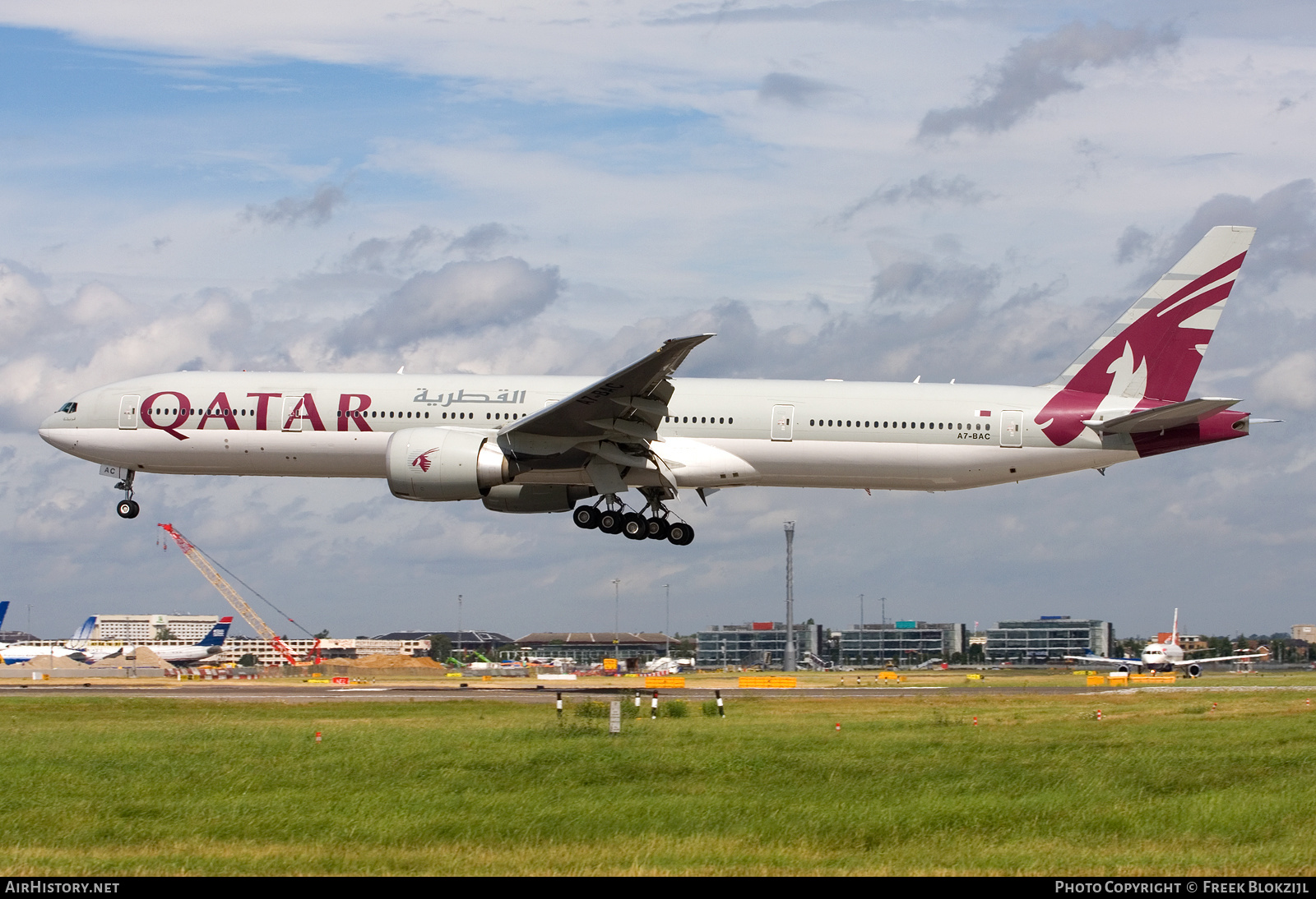 Aircraft Photo of A7-BAC | Boeing 777-3DZ/ER | Qatar Airways | AirHistory.net #352801