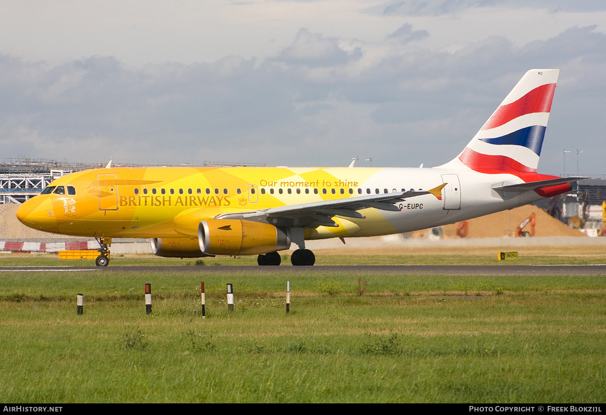 Aircraft Photo of G-EUPC | Airbus A319-131 | British Airways | AirHistory.net #352802