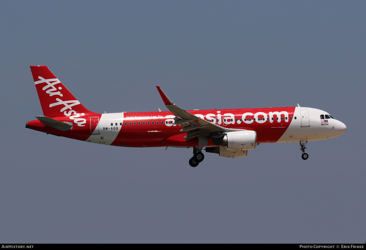 Aircraft Photo of 9M-AQQ | Airbus A320-216 | AirAsia | AirHistory.net #352813