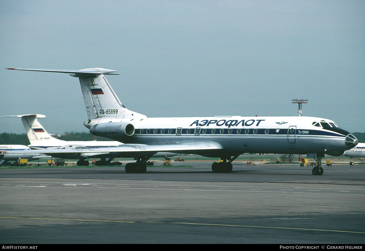 Aircraft Photo of RA-65899 | Tupolev Tu-134A | Aeroflot | AirHistory.net #352829