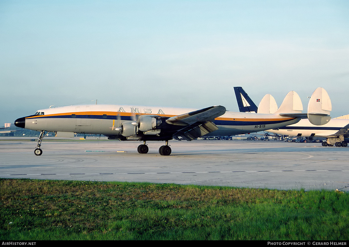 Aircraft Photo of HI-515 | Lockheed C-121C Super Constellation | AMSA - Aerolíneas Mundo | AirHistory.net #352832