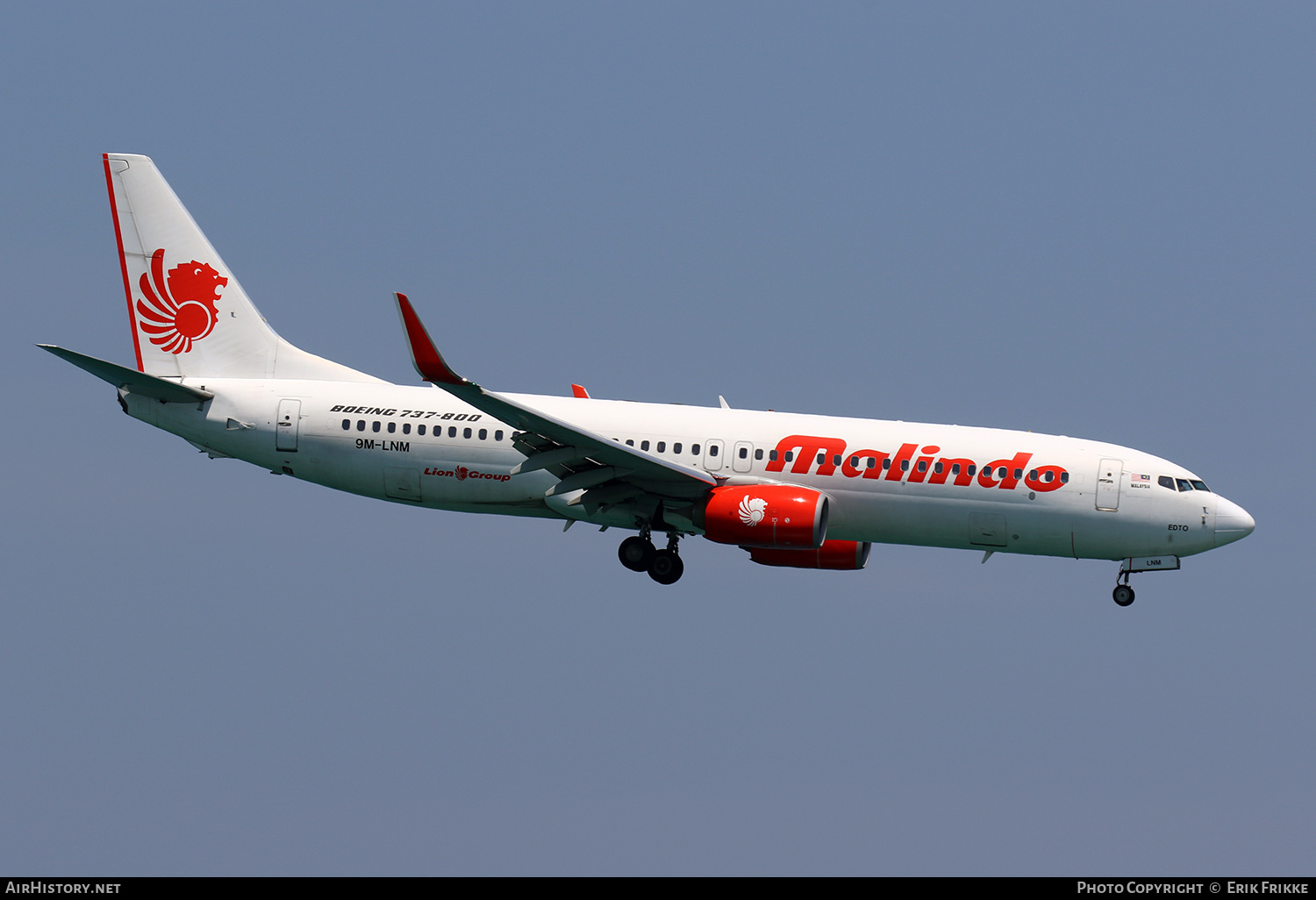 Aircraft Photo of 9M-LNM | Boeing 737-8GP | Malindo Air | AirHistory.net #352838