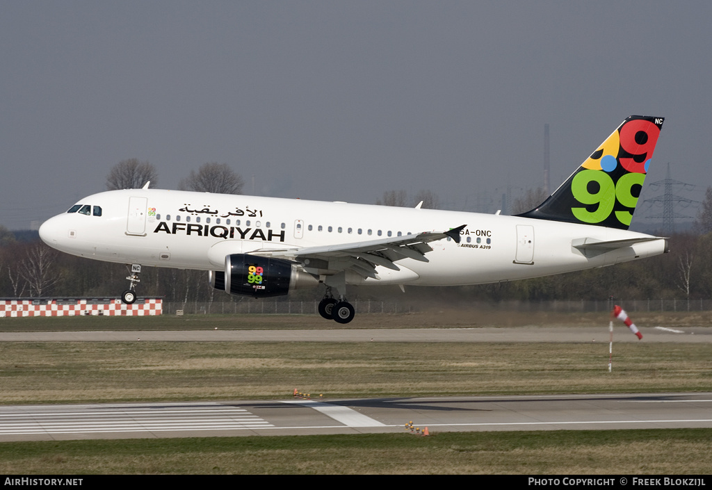 Aircraft Photo of 5A-ONC | Airbus A319-111 | Afriqiyah Airways | AirHistory.net #352842