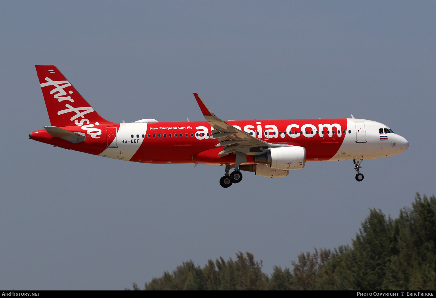 Aircraft Photo of HS-BBF | Airbus A320-216 | AirAsia | AirHistory.net #352852