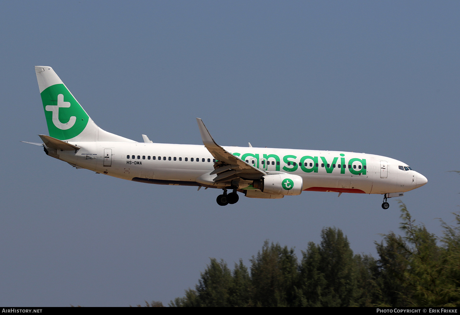 Aircraft Photo of HS-DMA | Boeing 737-84P | Transavia | AirHistory.net #352855