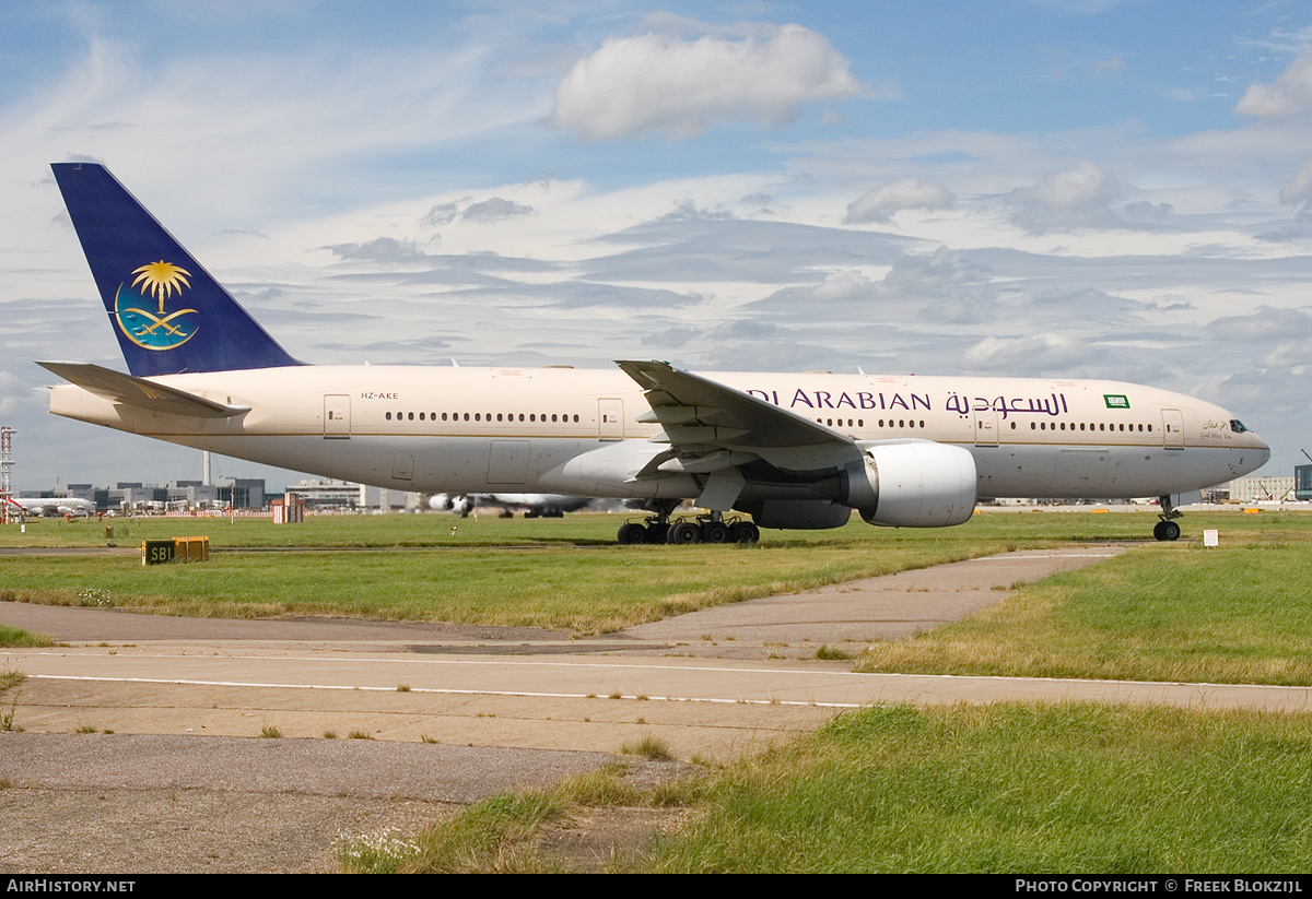 Aircraft Photo of HZ-AKE | Boeing 777-268/ER | Saudi Arabian Airlines | AirHistory.net #352867