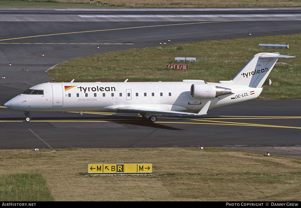 Aircraft Photo of OE-LCL | Bombardier CRJ-200LR (CL-600-2B19) | Tyrolean Airways | AirHistory.net #352886