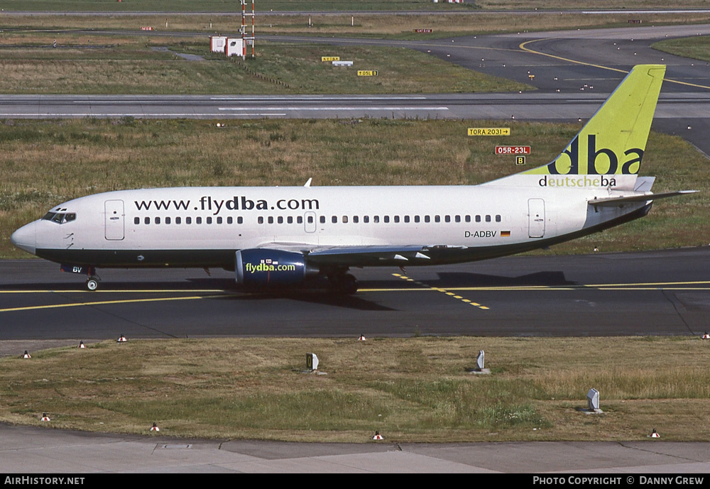Aircraft Photo of D-ADBV | Boeing 737-31S | DBA - Deutsche BA | AirHistory.net #352890