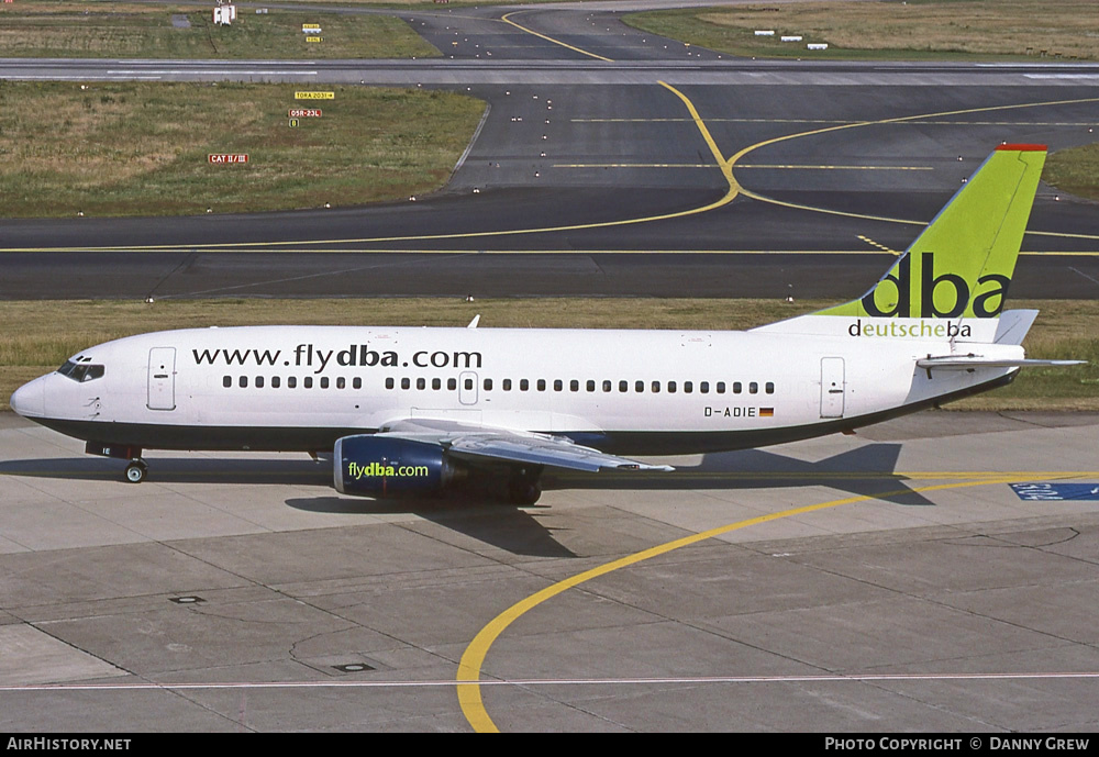 Aircraft Photo of D-ADIE | Boeing 737-329 | DBA - Deutsche BA | AirHistory.net #352892