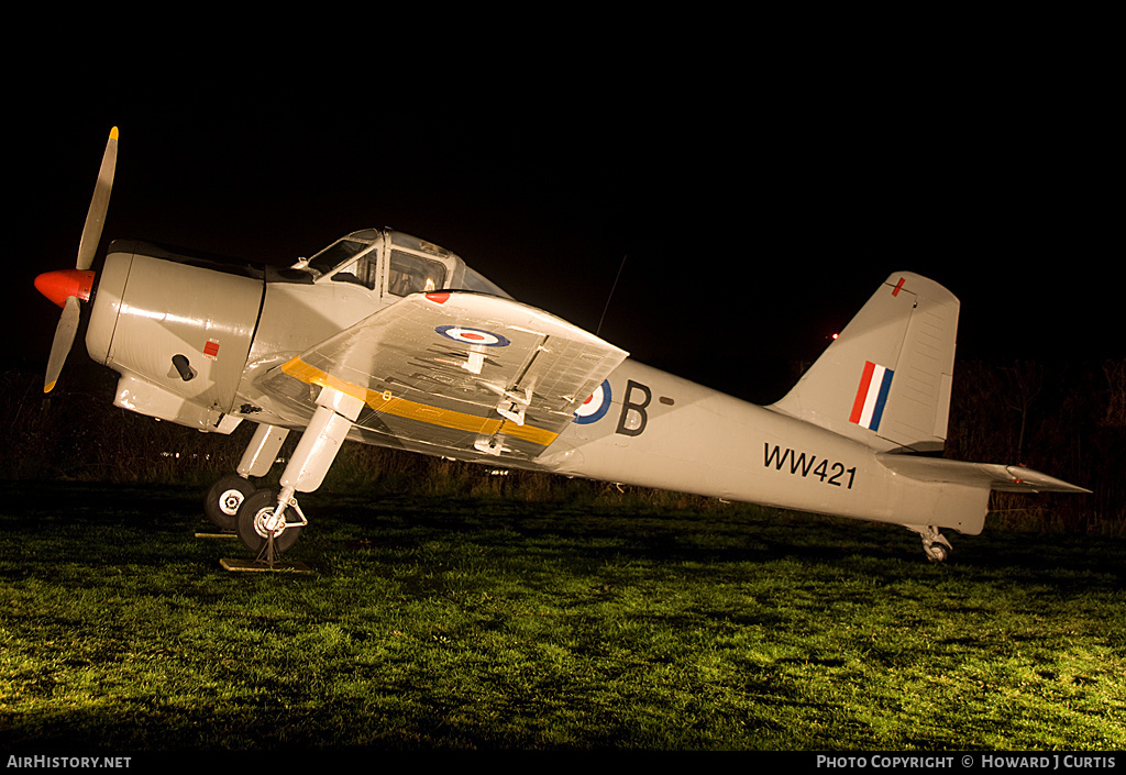 Aircraft Photo of G-BZRE / WW421 | Percival P.56 Provost T1 | UK - Air Force | AirHistory.net #352905