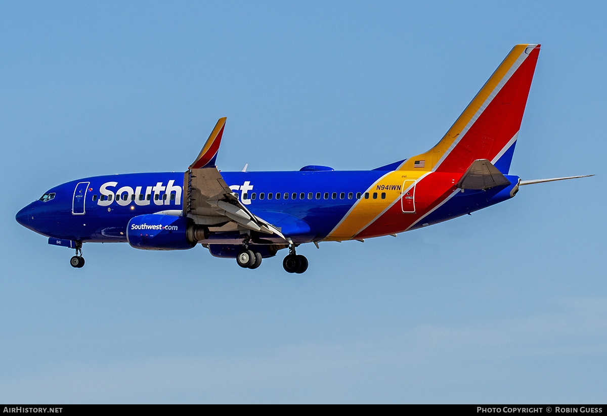 Aircraft Photo of N941WN | Boeing 737-7H4 | Southwest Airlines | AirHistory.net #352912
