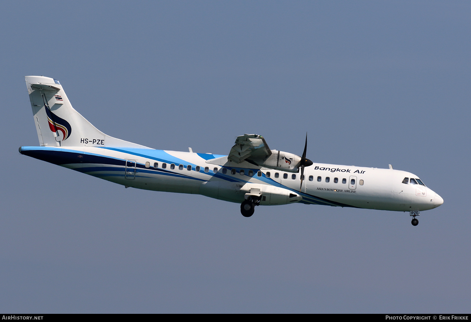 Aircraft Photo of HS-PZE | ATR ATR-72-600 (ATR-72-212A) | Bangkok Airways | AirHistory.net #352926