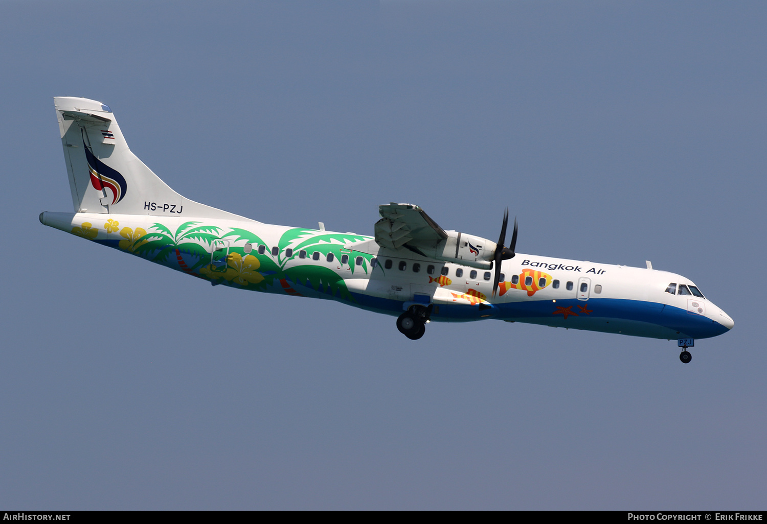 Aircraft Photo of HS-PZJ | ATR ATR-72-600 (ATR-72-212A) | Bangkok Airways | AirHistory.net #352935