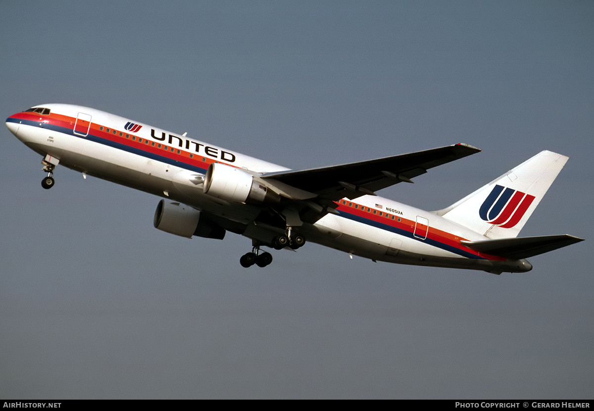 Aircraft Photo of N605UA | Boeing 767-222(ET) | United Airlines | AirHistory.net #352938