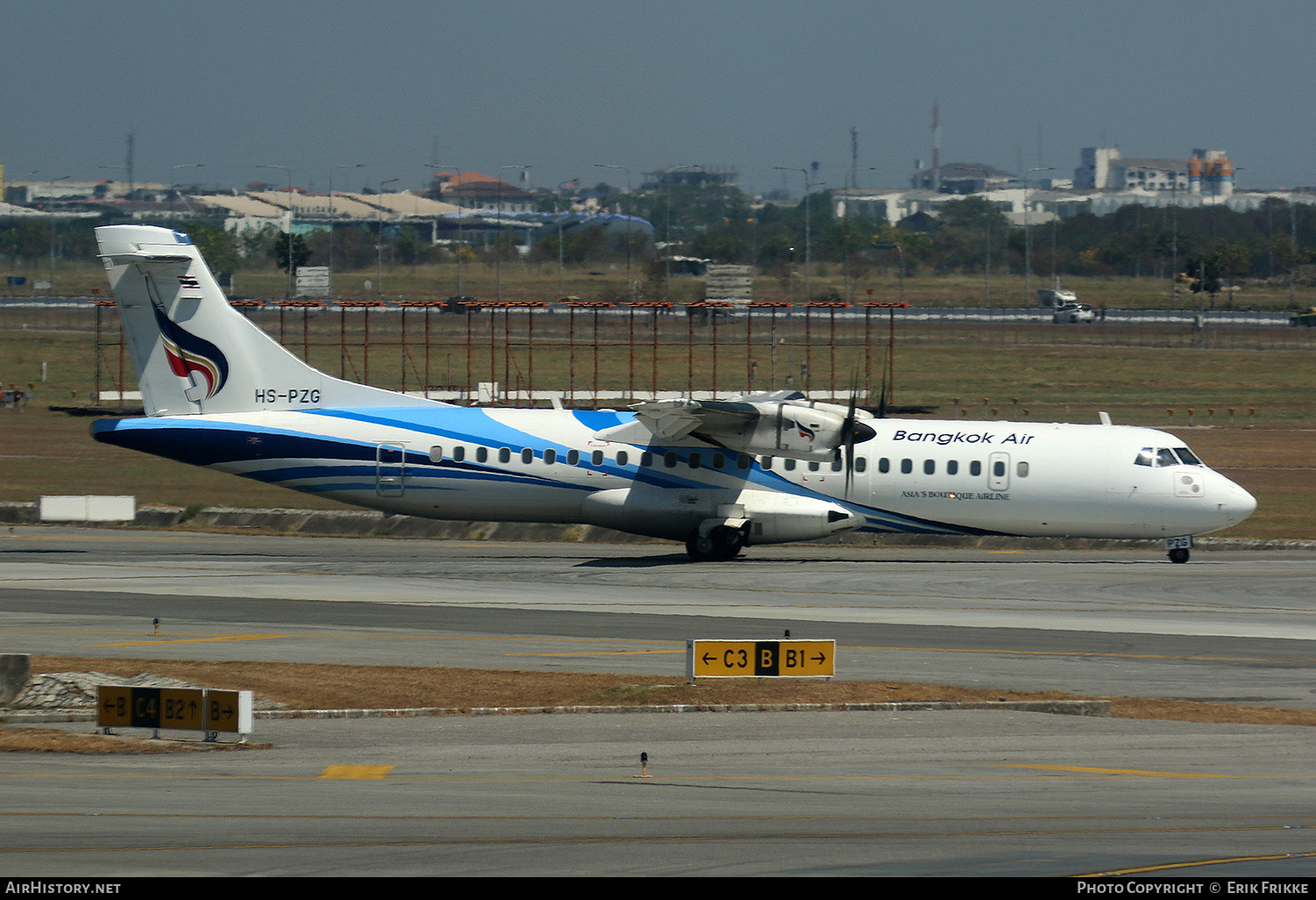 Aircraft Photo of HS-PZG | ATR ATR-72-600 (ATR-72-212A) | Bangkok Airways | AirHistory.net #352945