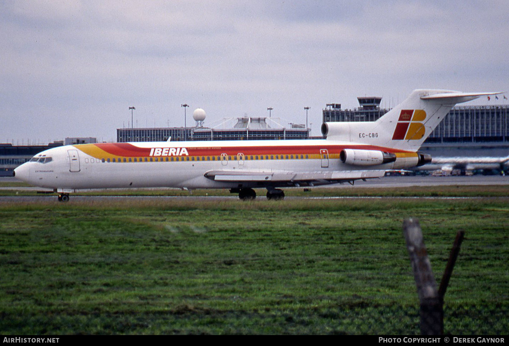 Aircraft Photo of EC-CBG | Boeing 727-256/Adv | Iberia | AirHistory.net #352962