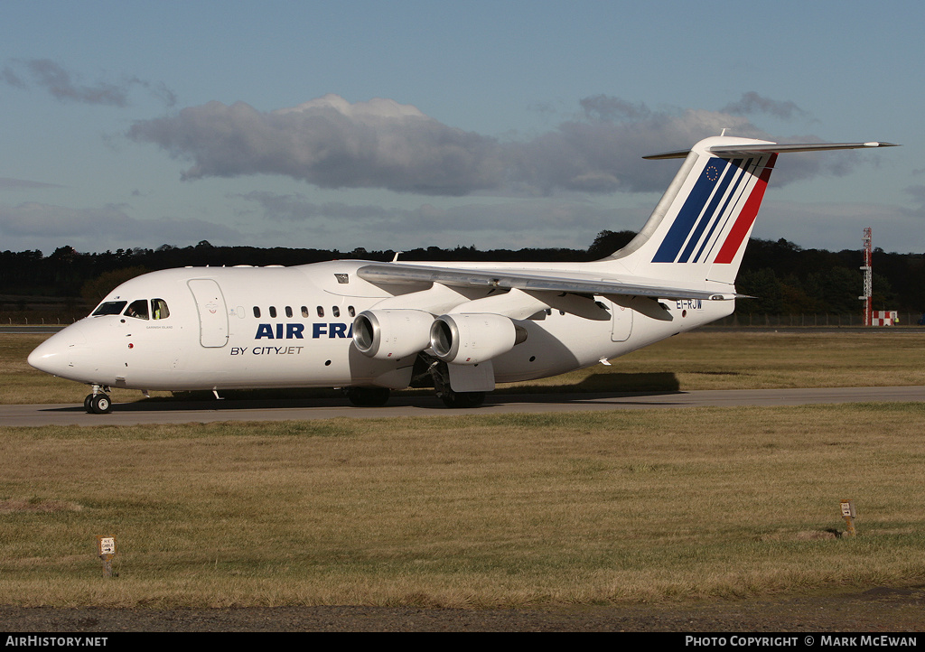 Aircraft Photo of EI-RJW | BAE Systems Avro 146-RJ85 | Air France | AirHistory.net #352968