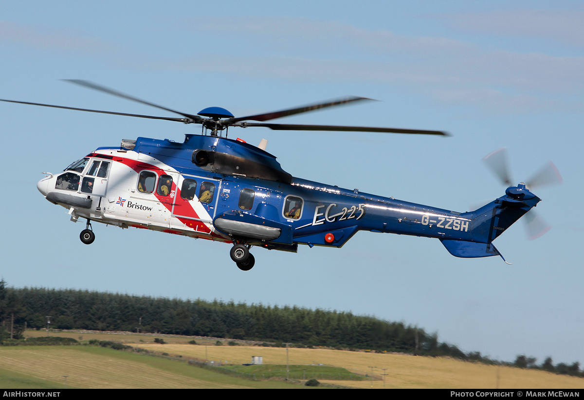 Aircraft Photo of G-ZZSH | Eurocopter EC-225LP Super Puma Mk2+ | Bristow Helicopters | AirHistory.net #352978