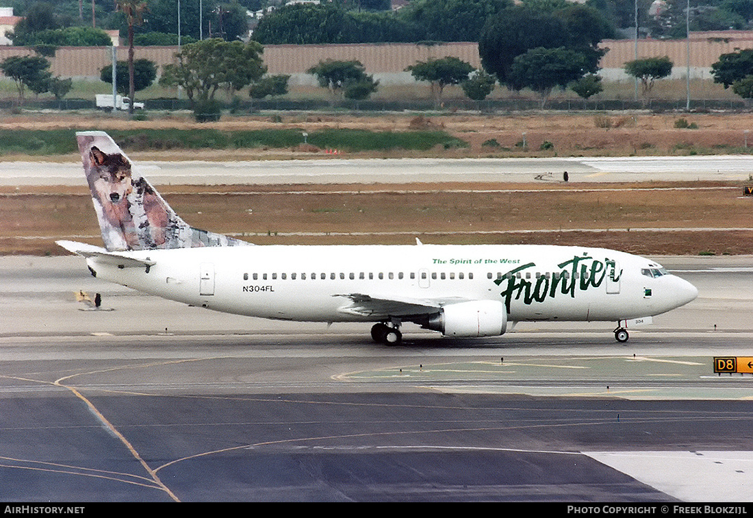 Aircraft Photo of N304FL | Boeing 737-3Q8 | Frontier Airlines | AirHistory.net #352981
