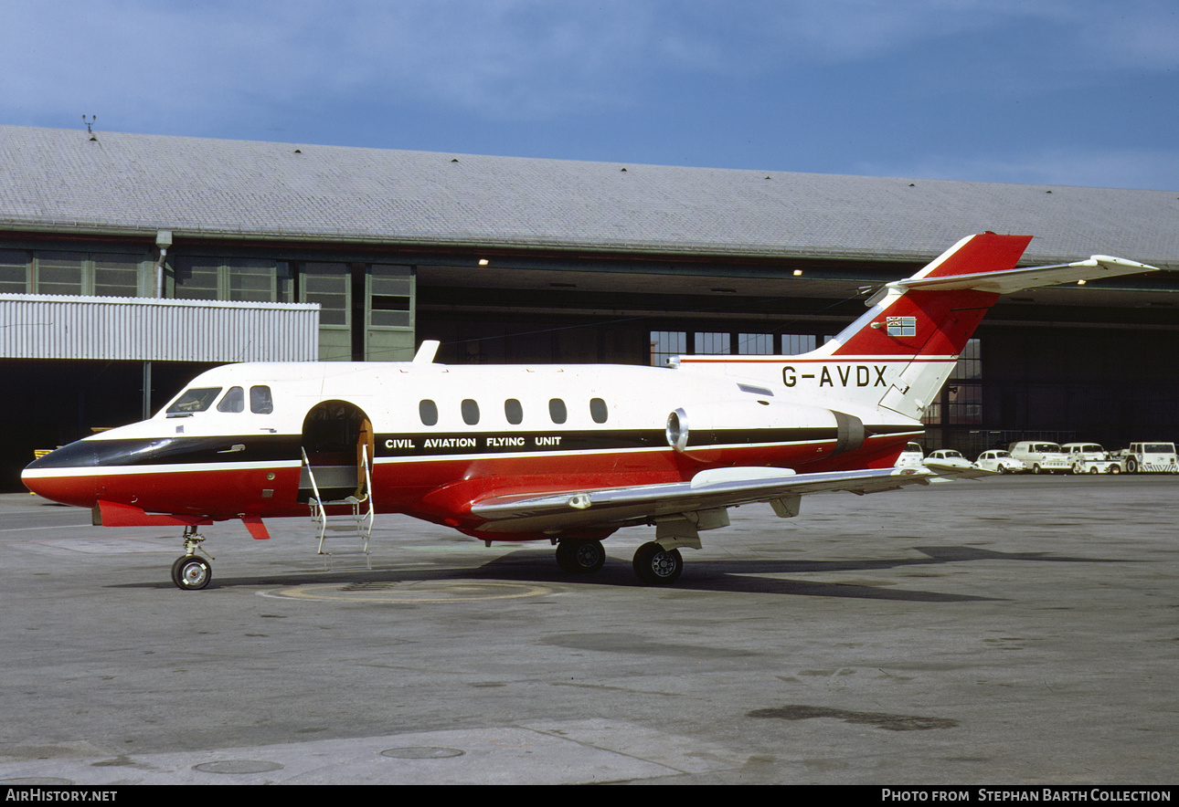 Aircraft Photo of G-AVDX | Hawker Siddeley HS-125-3B/RA | Civil Aviation Flying Unit | AirHistory.net #353030